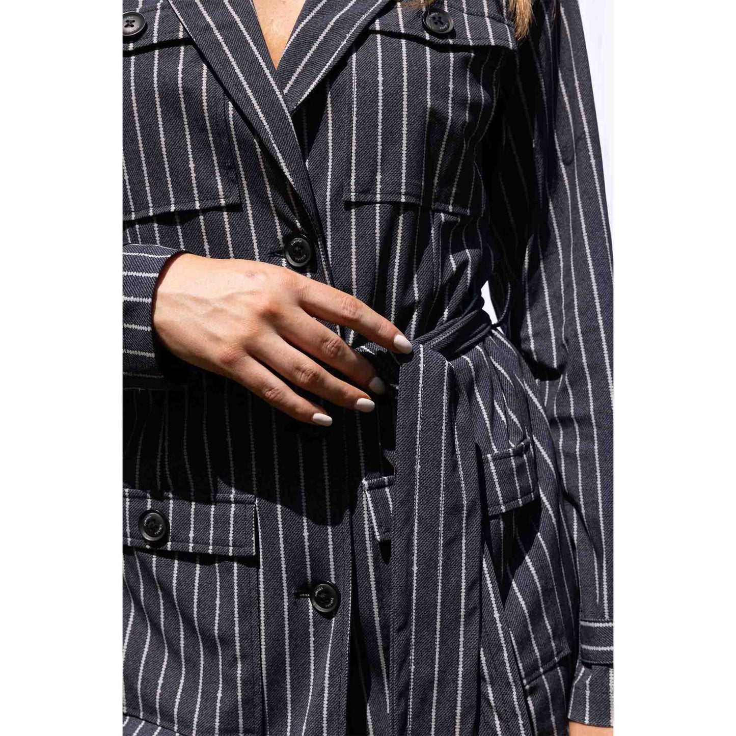 Kimara Blazer Noah Dotted Pinstripe | Tall