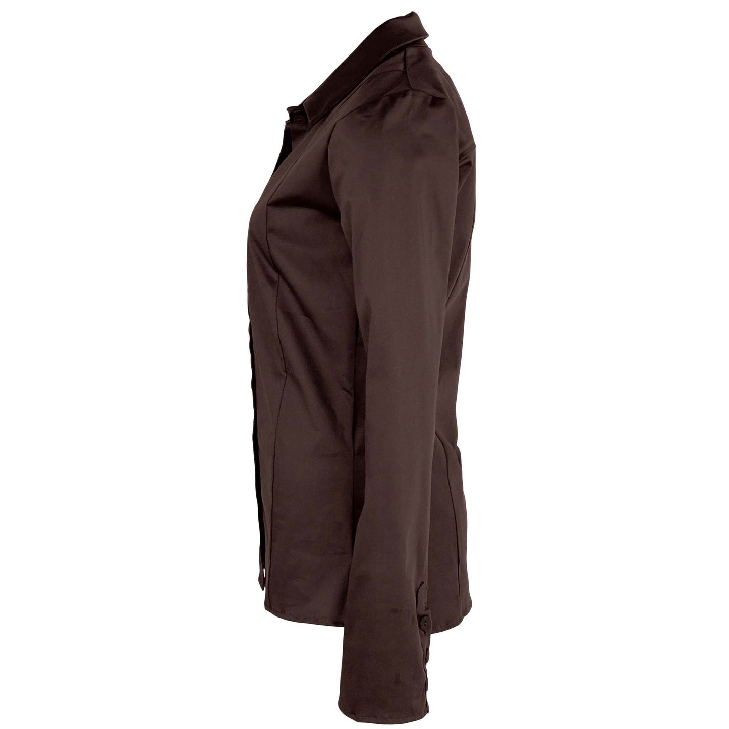 Longlady Blouse Dienne Donkerbruin | Tall