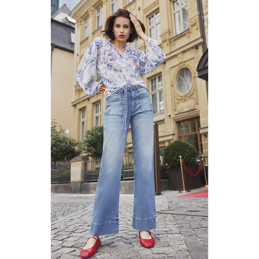 Tall Bluefire Jeans Judy Tropical Blue - lange vrouwen