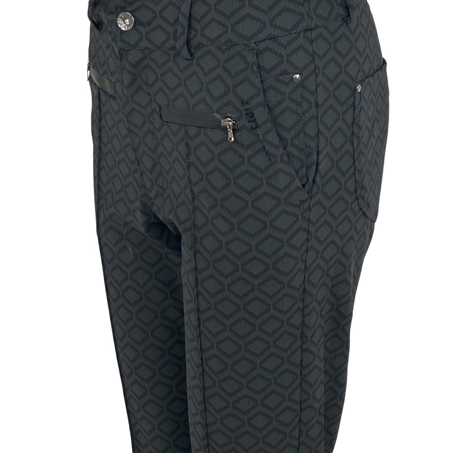 Zip73 Broek Print Groen | Tall