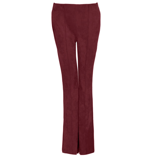 LongLady Broek Byba Suedine Bordeaux | Tall