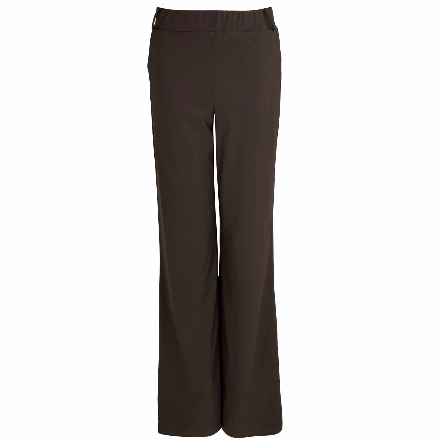 Only-M Broek Sporty Wijd Donkerbruin | Tall