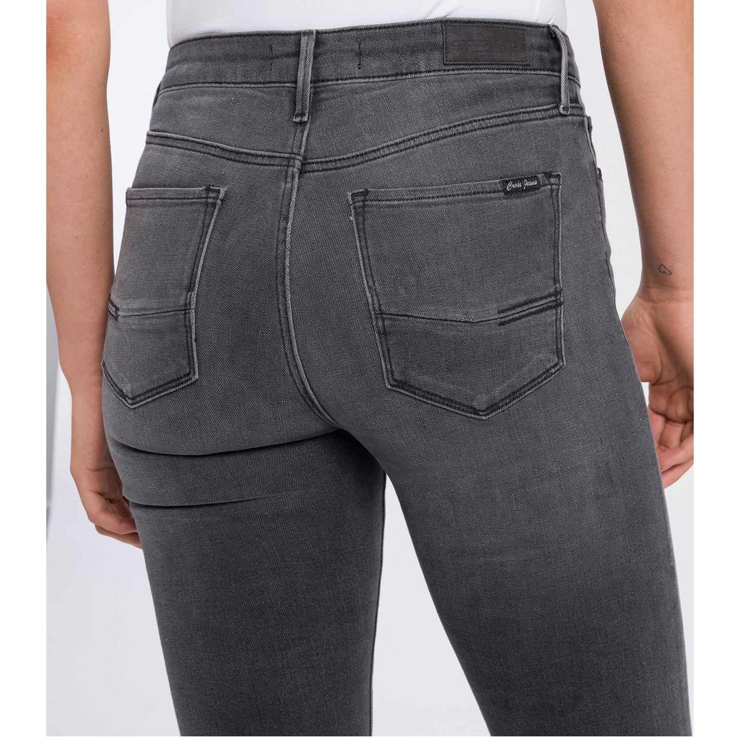 Tall Cross Jeans Alan Grijs - lange vrouwen
