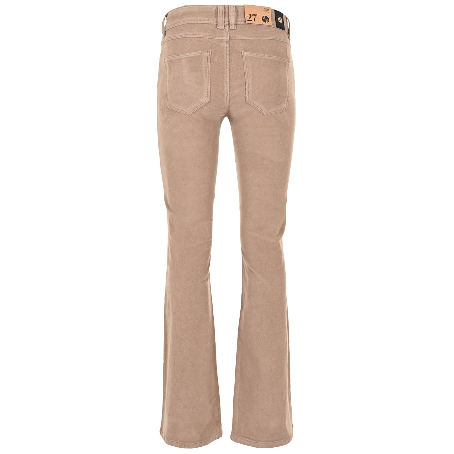 Tall DNM Pure Flynn Rib Taupe - lange vrouwen