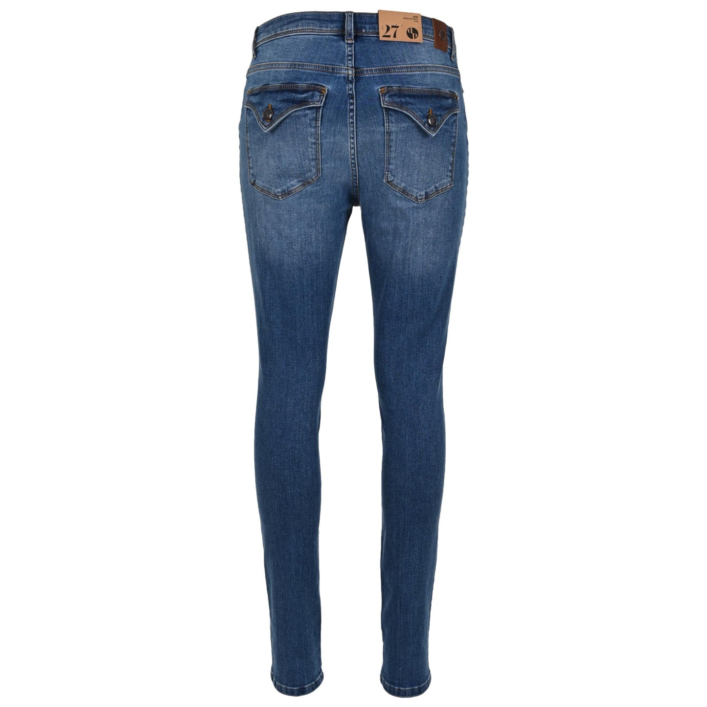 Tall DNM Pure San Flap Midblue - lange vrouwen