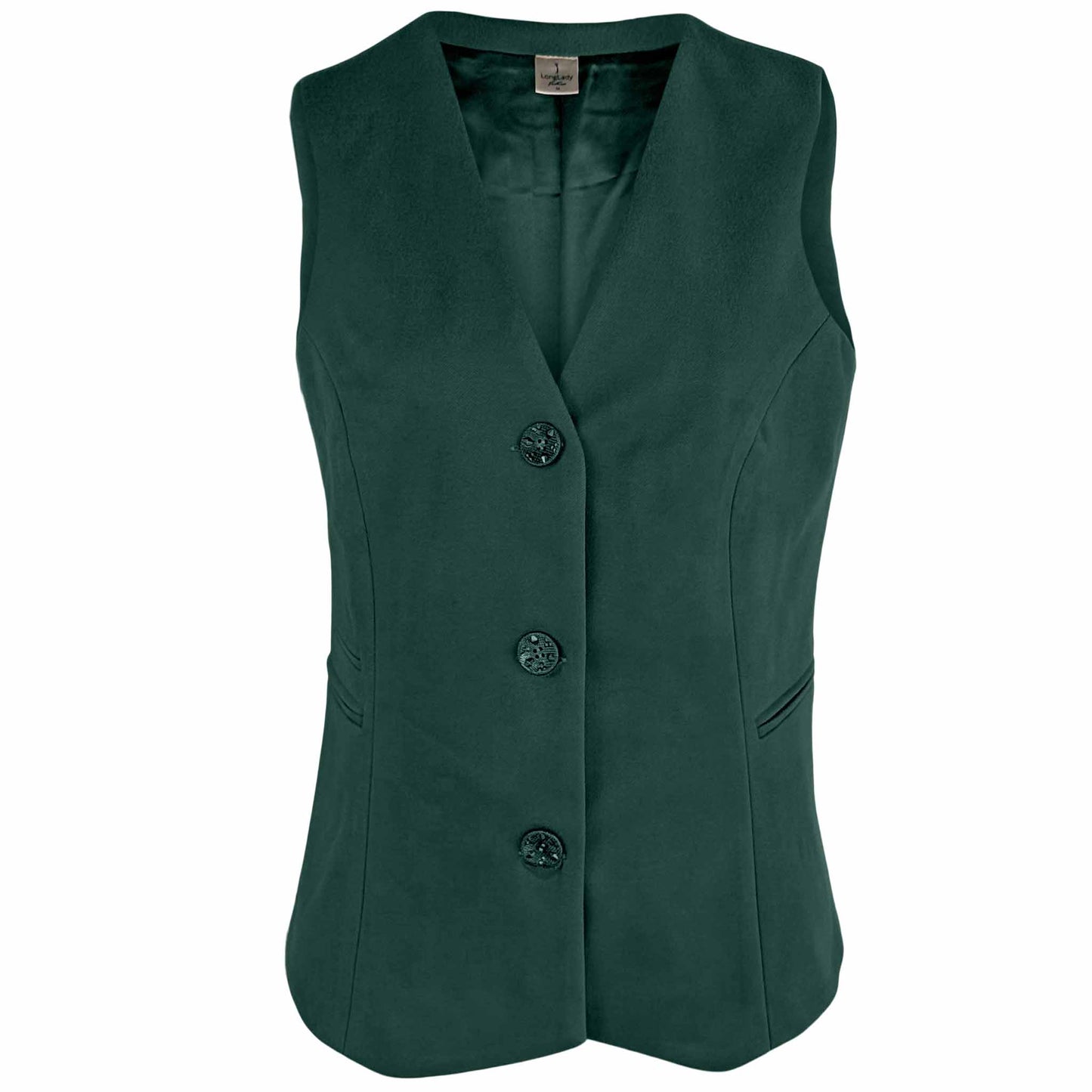 LongLady Gilet Gina Petrol | Tall