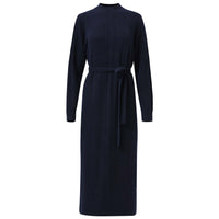 Smashed Lemon Jurk Gebreid Navy | Tall