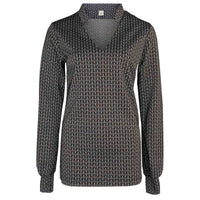 Longlady Shirt Demi Zwart | Tall