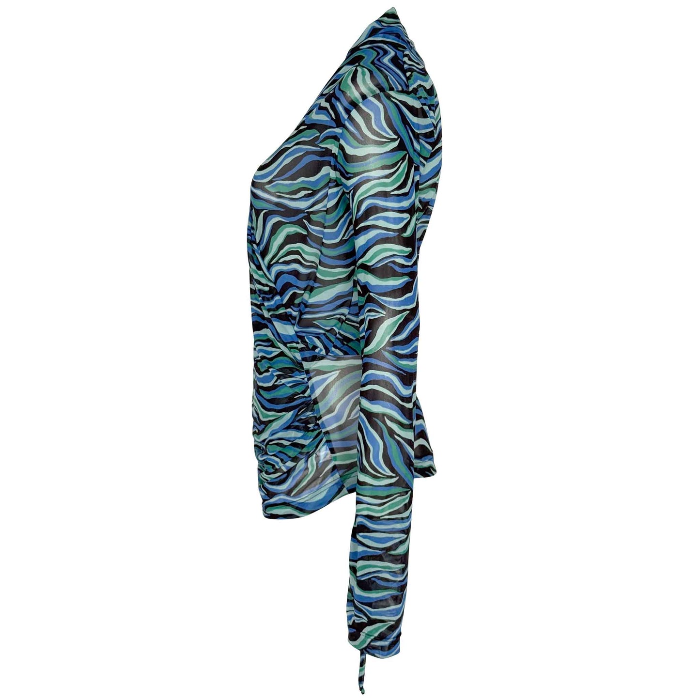 Longlady Shirt Floor Petrol | Tall