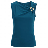 Longlady Shirt Tatjana Broche Petrol | Tall