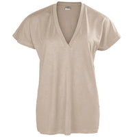 Longlady Shirt Tatjana Lichtbeige, tall kleding voor lange vrouwen