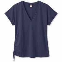 Longlady Shirt Toby Donkerblauw | Tall