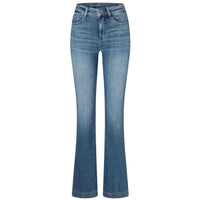 Mac Jeans Dream Boot Auth Fancy Blue | Tall | Vooraanzicht | lange benen