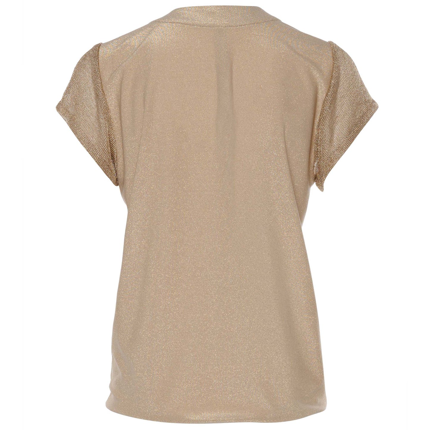 Tall Zip73 Blouse 2-half Gold - lange vrouwen
