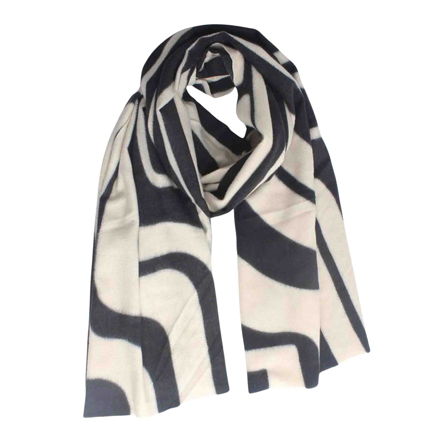 Sjaal Zwart Creme | Tall