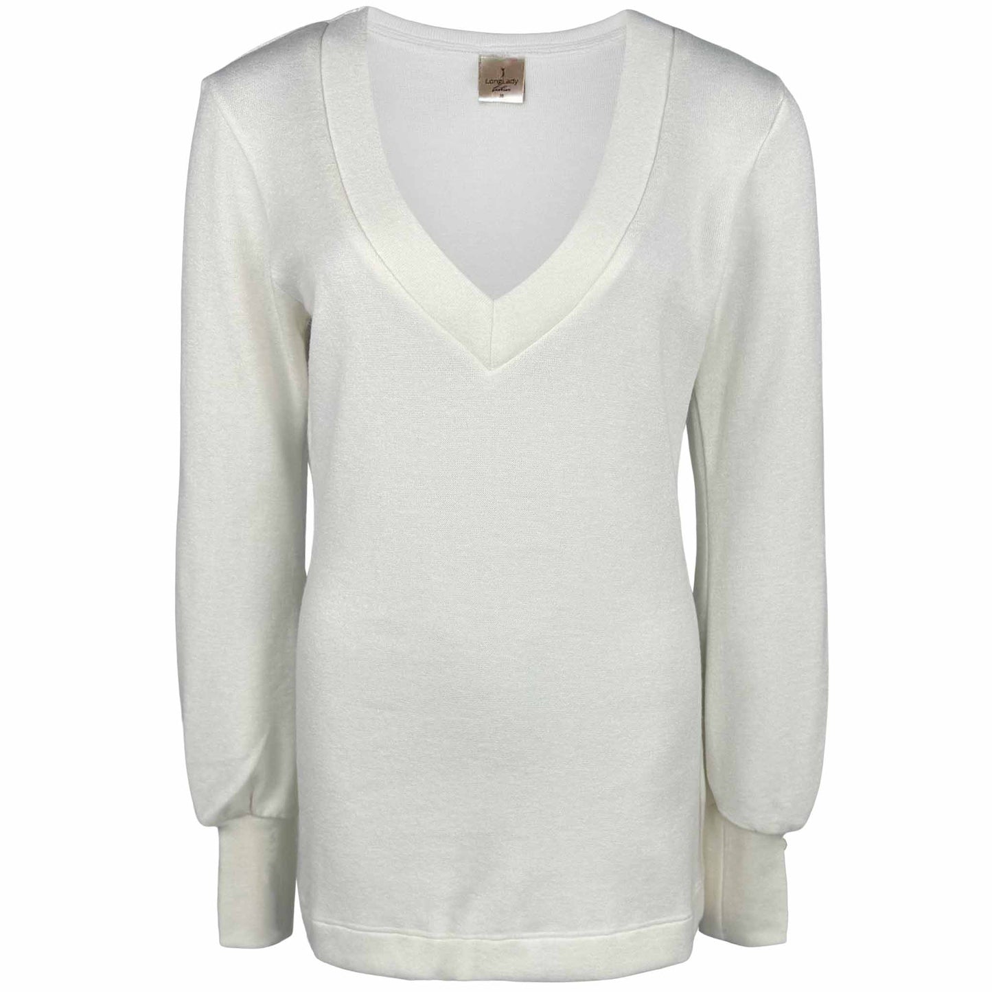 Longlady Trui Francesca Offwhite | Tall