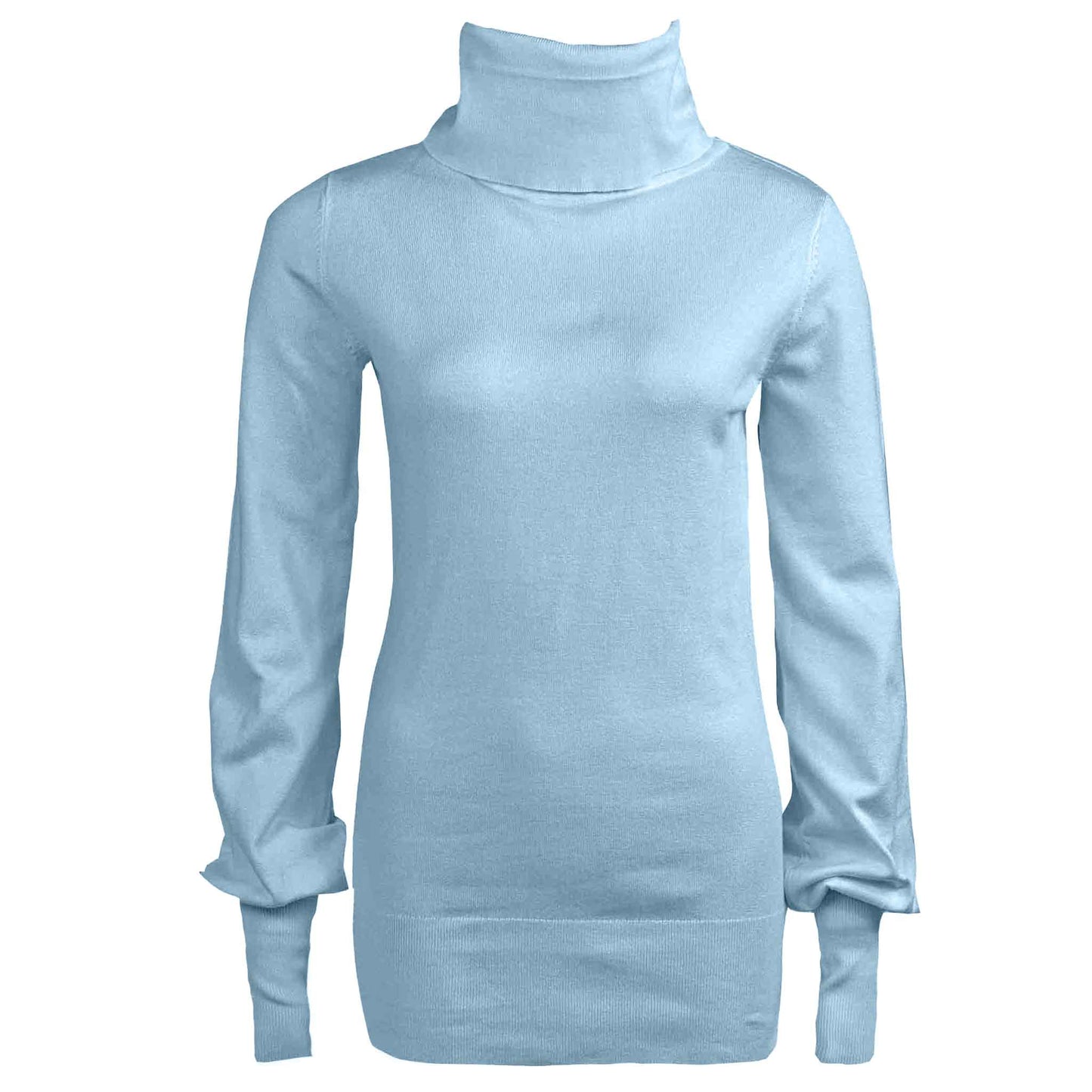 Only-M Trui Ballonmouw Lichtblauw | Tall