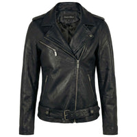 Transmission Bikerjack Leder Zwart | Tall