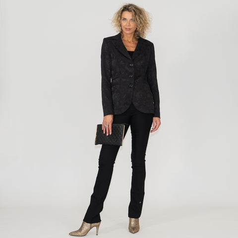 Longlady Blazer Candira, tall kleding voor lange vrouwen, gedragen door model