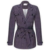 Kimara Blazer Noah Dotted Pinstripe | Tall