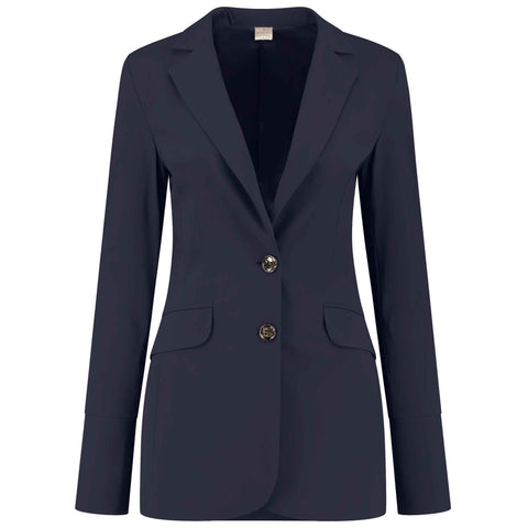 Longlady Z Blazer Travel Strong Navy, tall kleding voor lange vrouwen