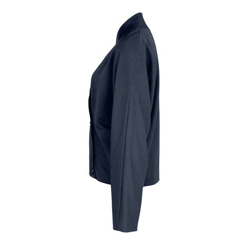 Longlady Blazer Carry Donkerblauw, kleding voor lange vrouwen, zijaanzicht