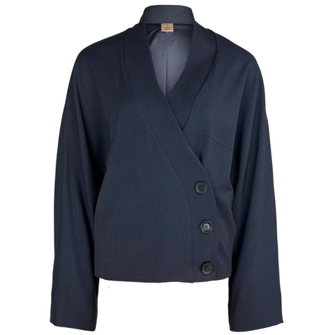 Longlady Blazer Carry Donkerblauw, tall kleding voor lange vrouwen