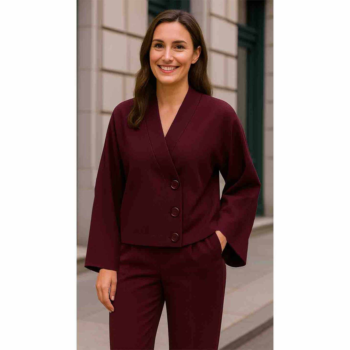 Longlady Blazer Carry Bordeaux | Tall