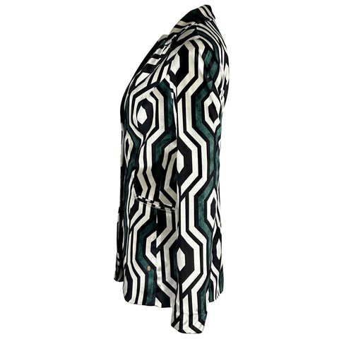Longlady Blazer Cheyenne Velvet, kleding voor lange vrouwen, zijaanzicht