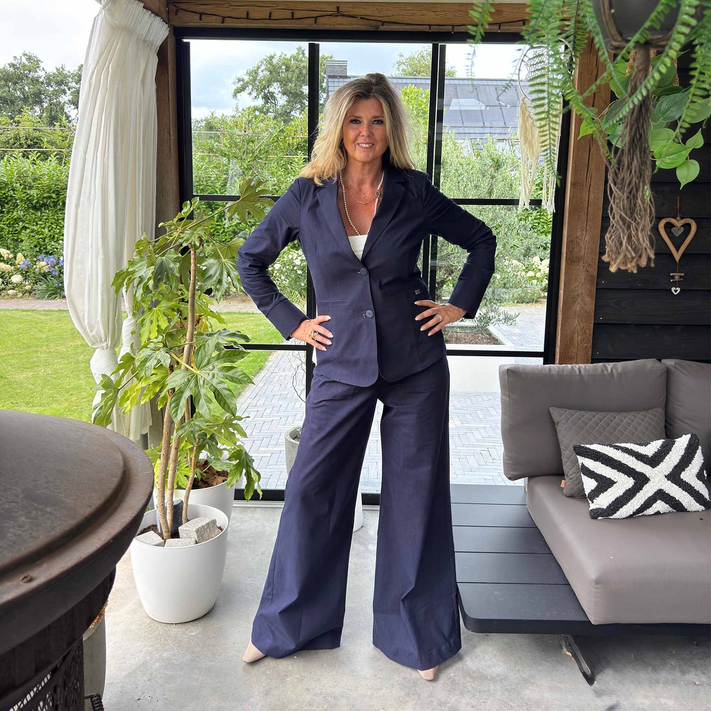 TQ Blazer Manja V Denim | Tall