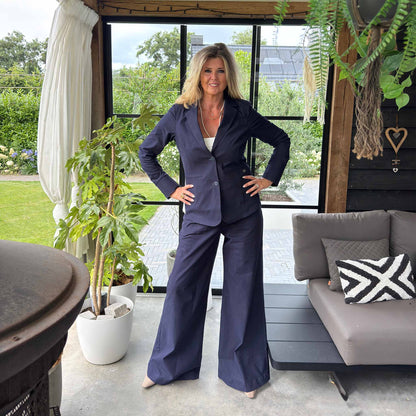 TQ Blazer Manja V Denim | Tall