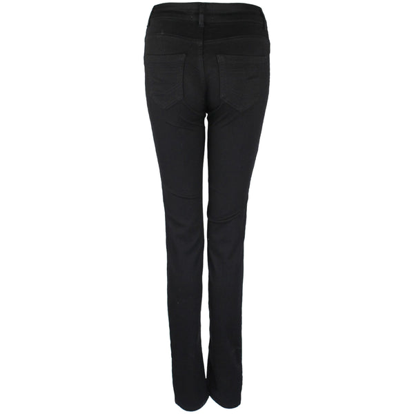 Bloomers Jeans Alina Black, jeans in tall met lange benen, achteraanzicht