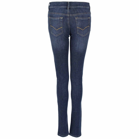 Bloomers Jeans Alina Mid Blue, jeans in tall met lange benen, achteraanzicht