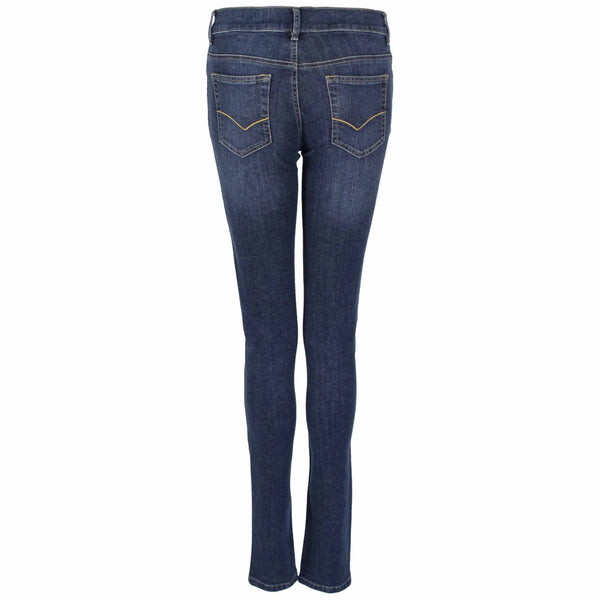 Bloomers Jeans Alina Mid Blue, jeans in tall met lange benen, achteraanzicht