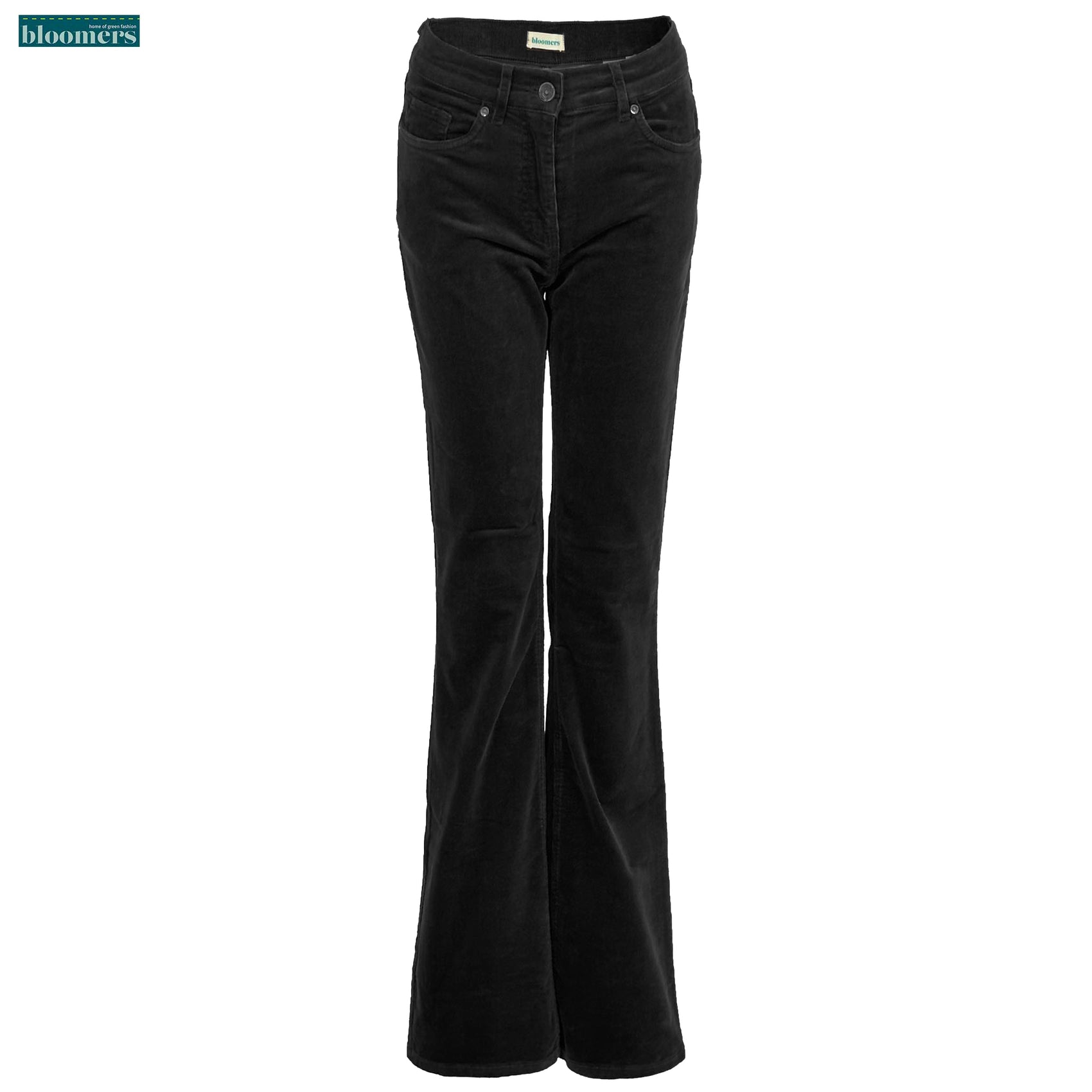 Tall Bloomers Jeans Sandra Rib Zwart - lange vrouwen