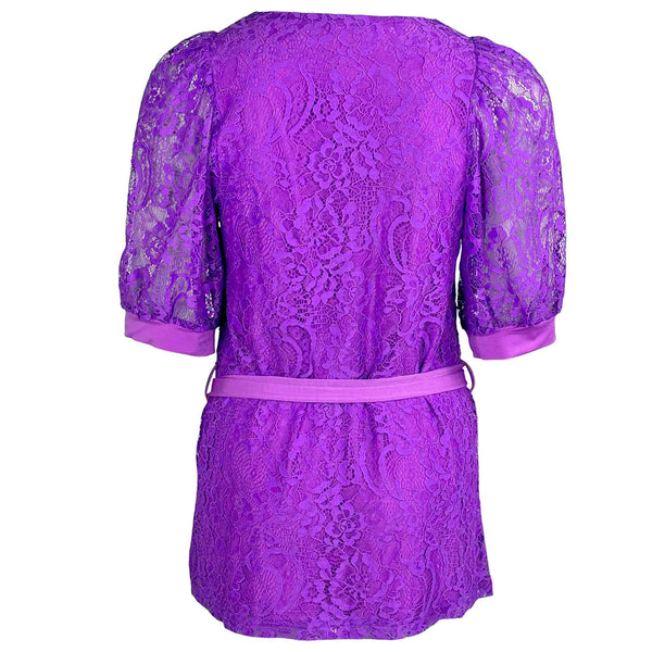 Only-M Blouse Kant, tall kleding voor lange dames, achteraanzicht