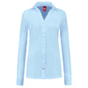 Only-M Blouse Sporty Lichtblauw, tall kleding voor lange vrouwen