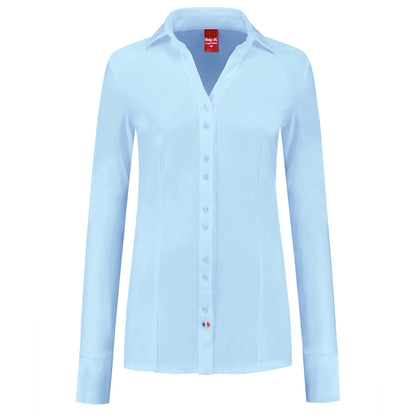 Only-M Blouse Sporty Lichtblauw | Tall