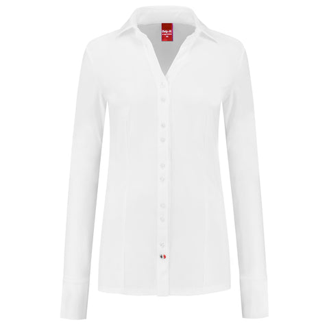 Only-M Blouse Sporty Wit, tall kleding voor lange vrouwen