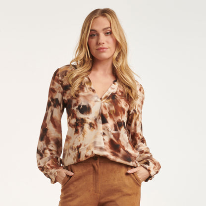 Smashed Lemon Blouse Bruin