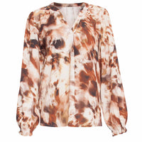 Tall Smashed Lemon Blouse Bruin - lange vrouwen