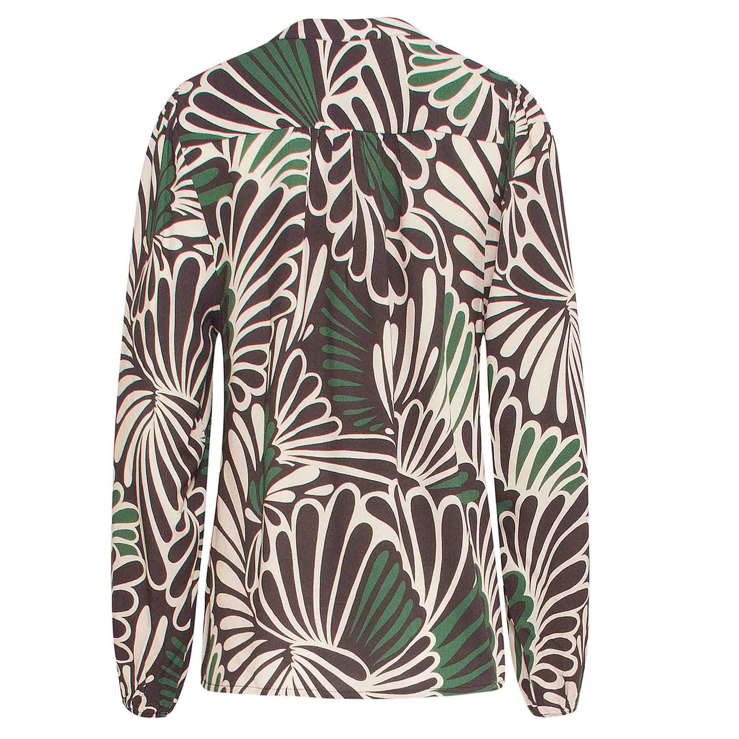 Smashed Lemon Blouse Zwart Groen | Tall