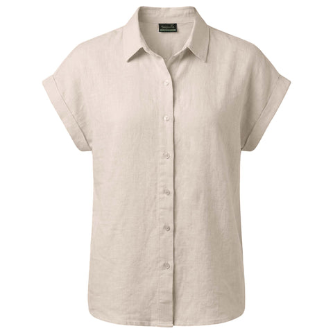 Sequoia Blouse Linnen Lichtbeige | Tall