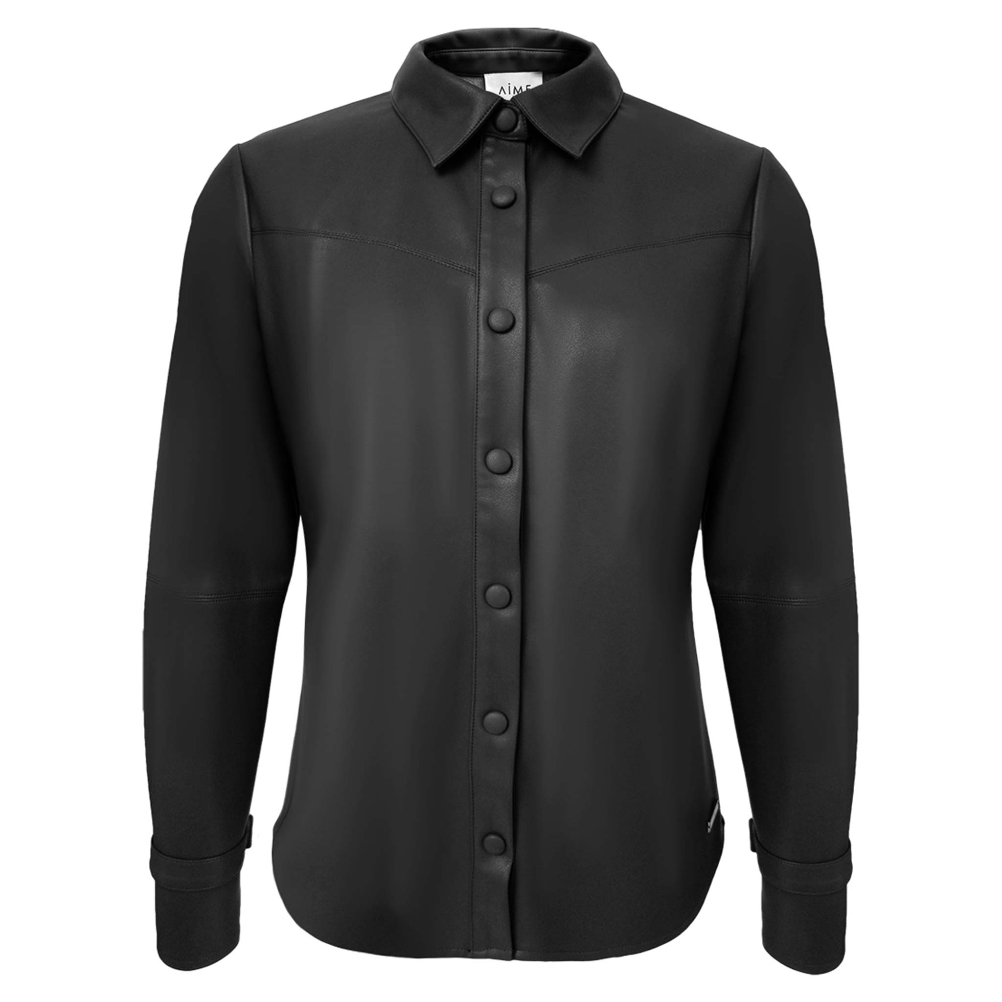 Aime Blouse Hannah Vegan Leather, tall kleding voor lange vrouwen