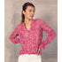 Tall Kimara Blouse Thesa Fuchsia - lange vrouwen