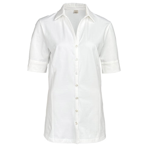 Longlady Blouse Daan Offwhite, tall kleding voor lange vrouwen