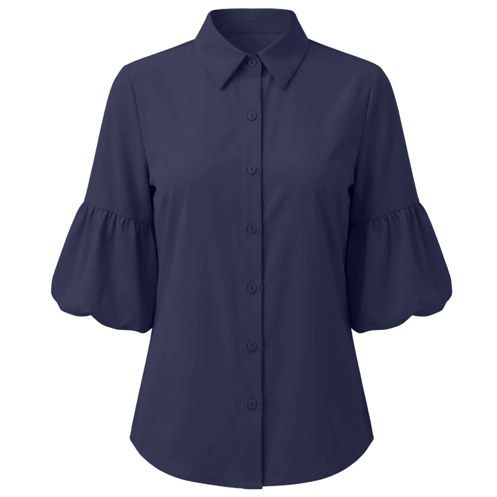 Longlady Blouse Dara Donkerblauw | Tall