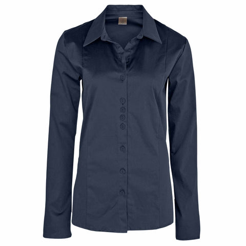 Longlady Blouse Dienne Donkerblauw, tall kleding voor lange vrouwen