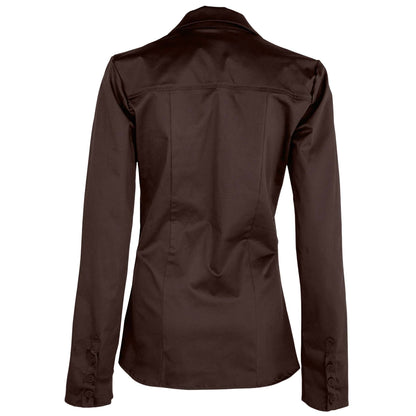 Longlady Blouse Dienne Donkerbruin | Tall