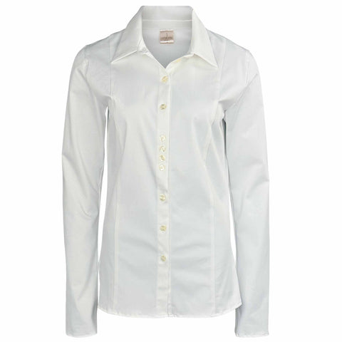 Longlady Blouse Dienne Offwhite, tall kleding voor lange vrouwen